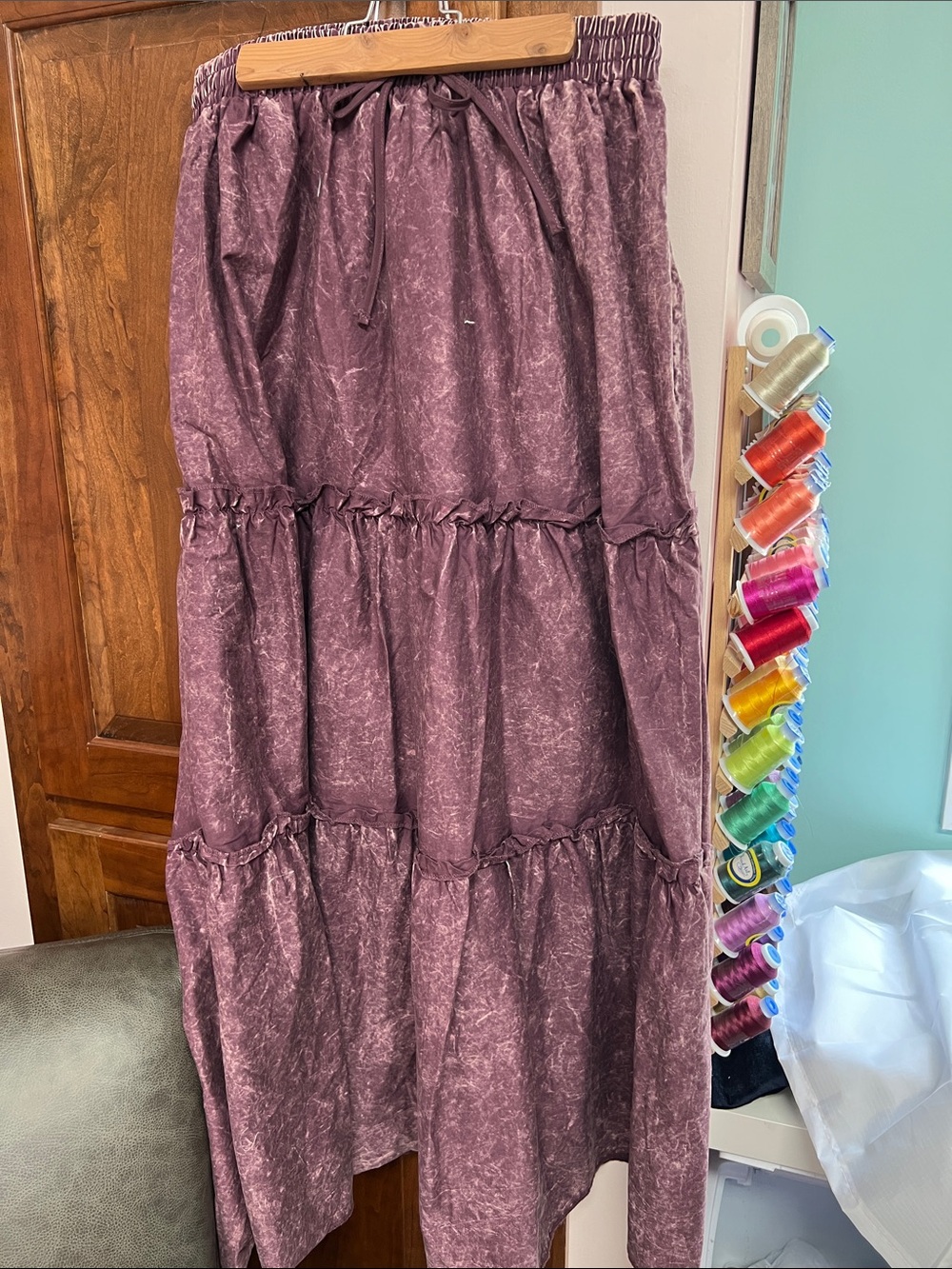 Zenana Outfitters Tiered Maxi Skirt